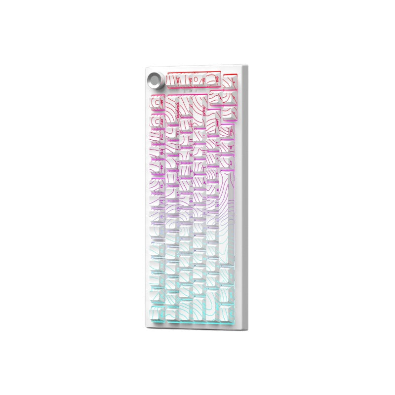 Custom Three-Mode Mechanical Keyboard with RGB Backlight