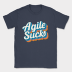 agile sucks shirt — Navy