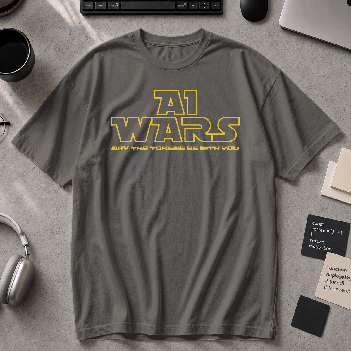 AI Wars May The Tokens Be With You Premium Shirt - Pepper