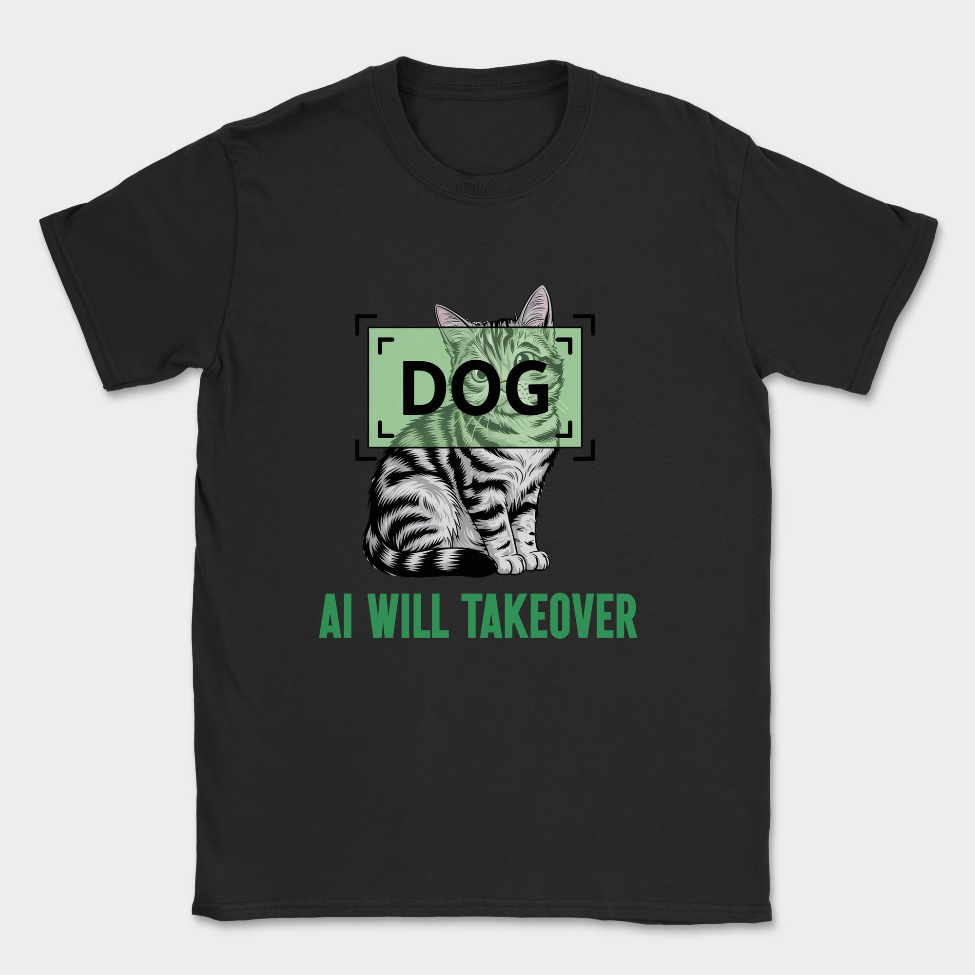 AI will takeover shirt — Black