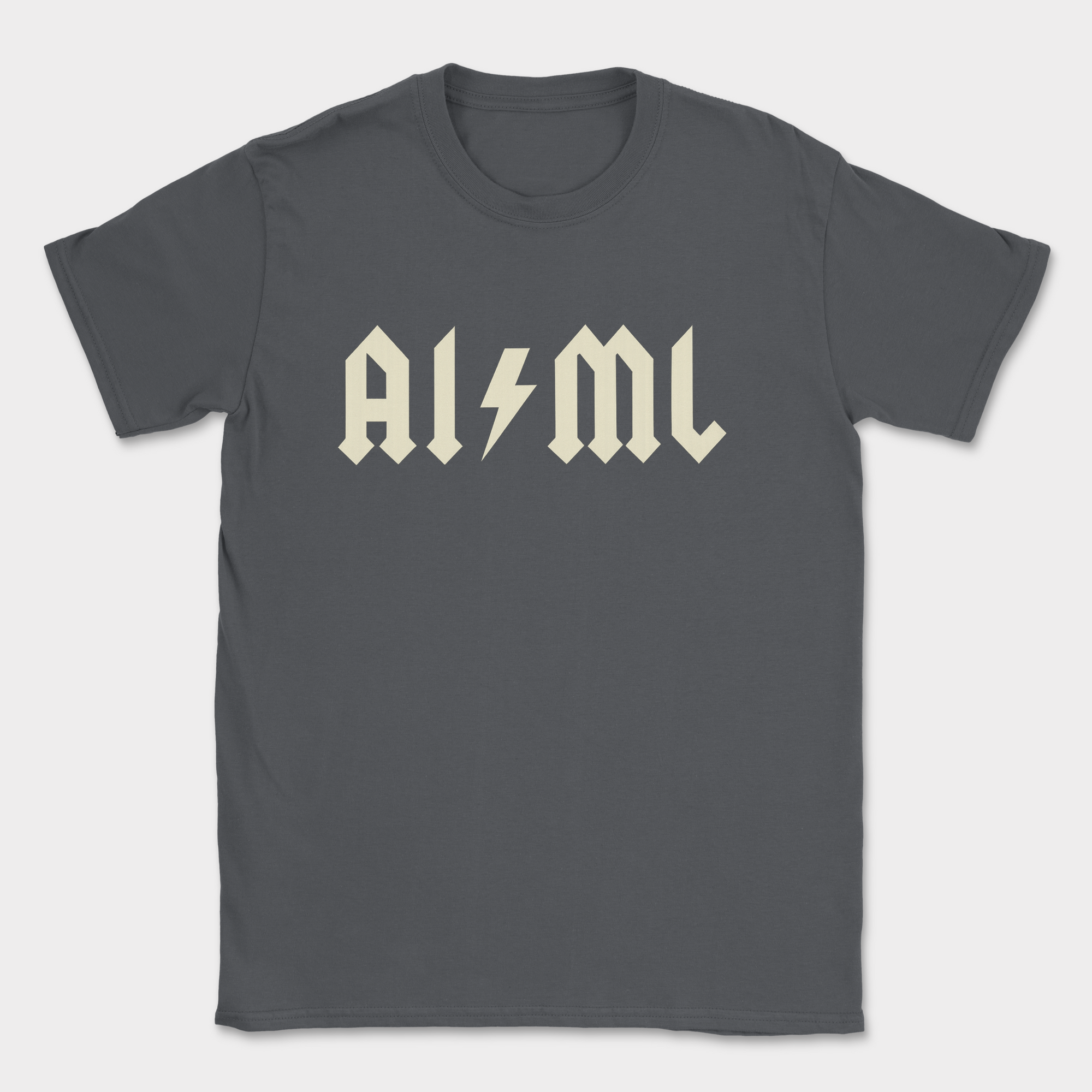 ai x ml shirt — Dark Heather Grey