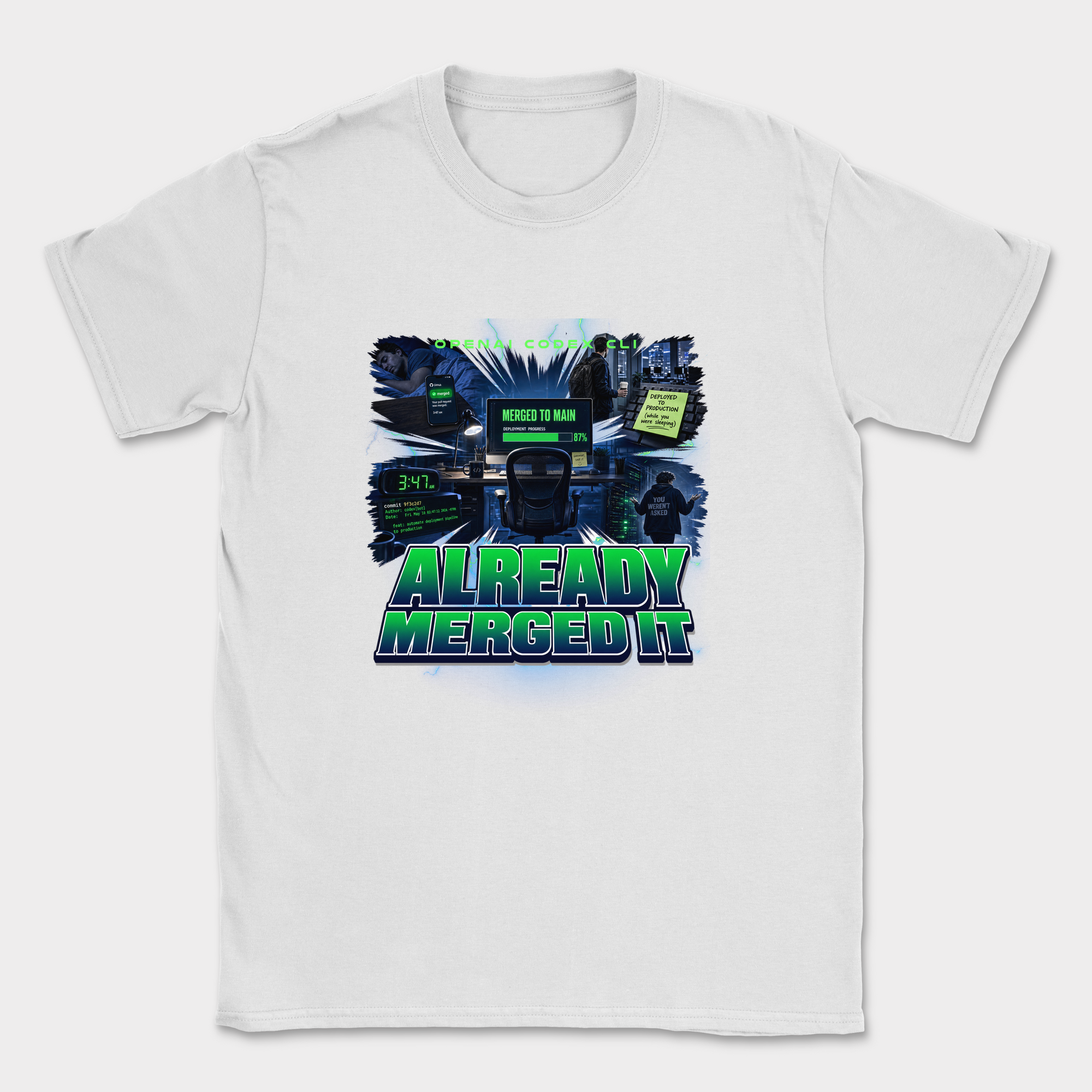 Already Merged It Shirt — White