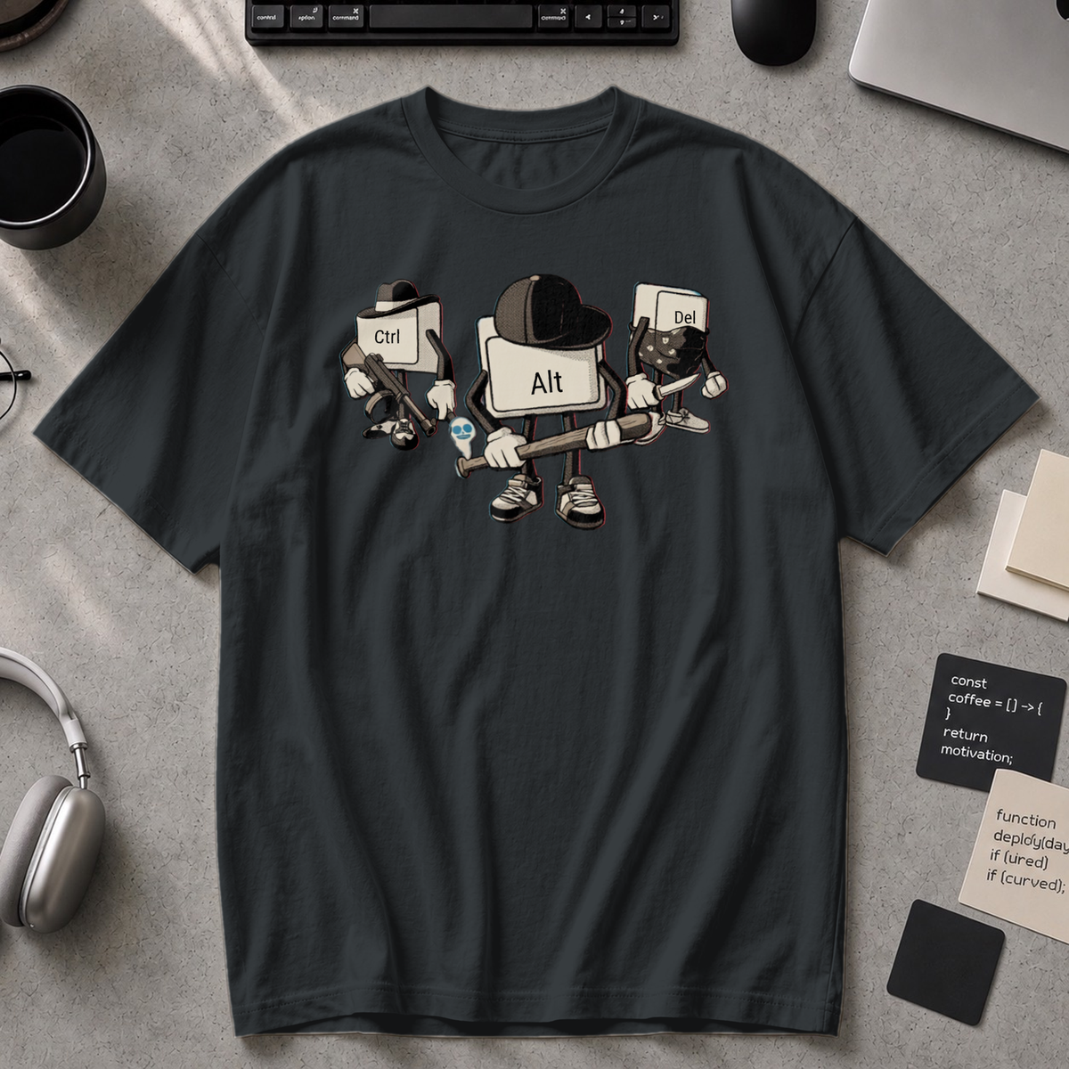 Alt Bot Premium Shirt - Black