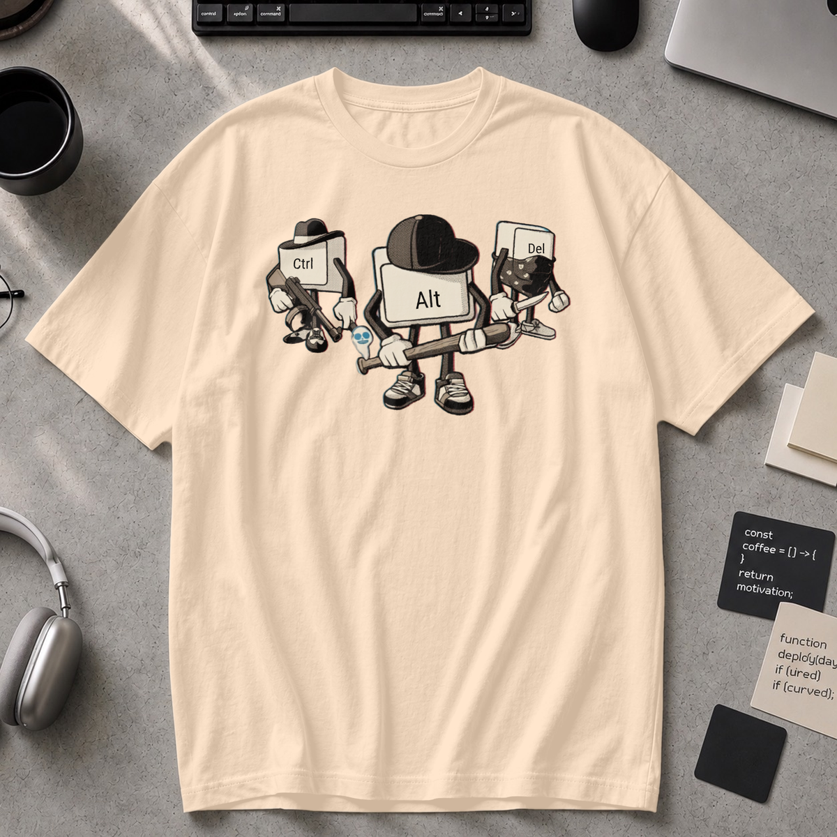 Alt Bot Premium Shirt - Ivory