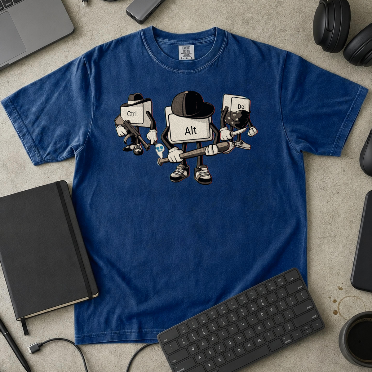 Alt Bot Premium Shirt — true navy Premium Shirt mock-up