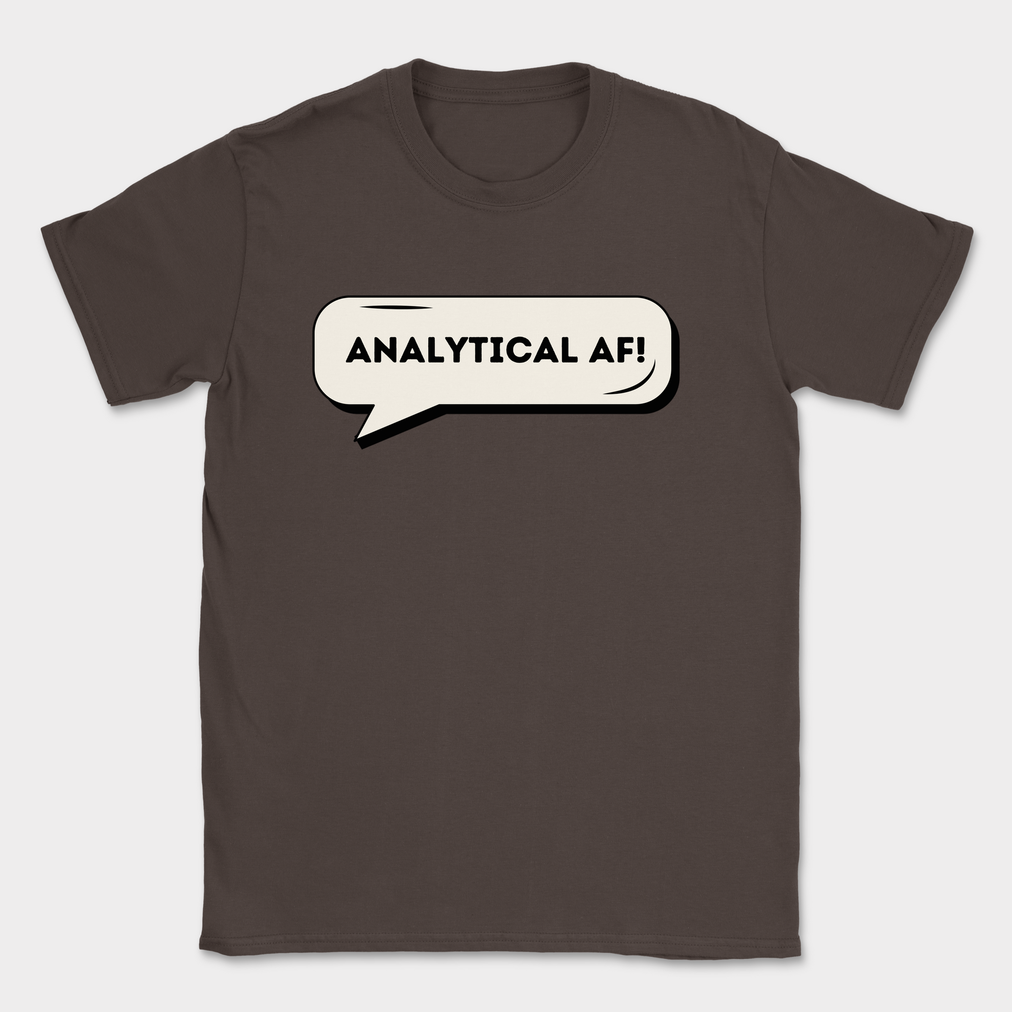 analytical AF shirt — Dark Chocolate
