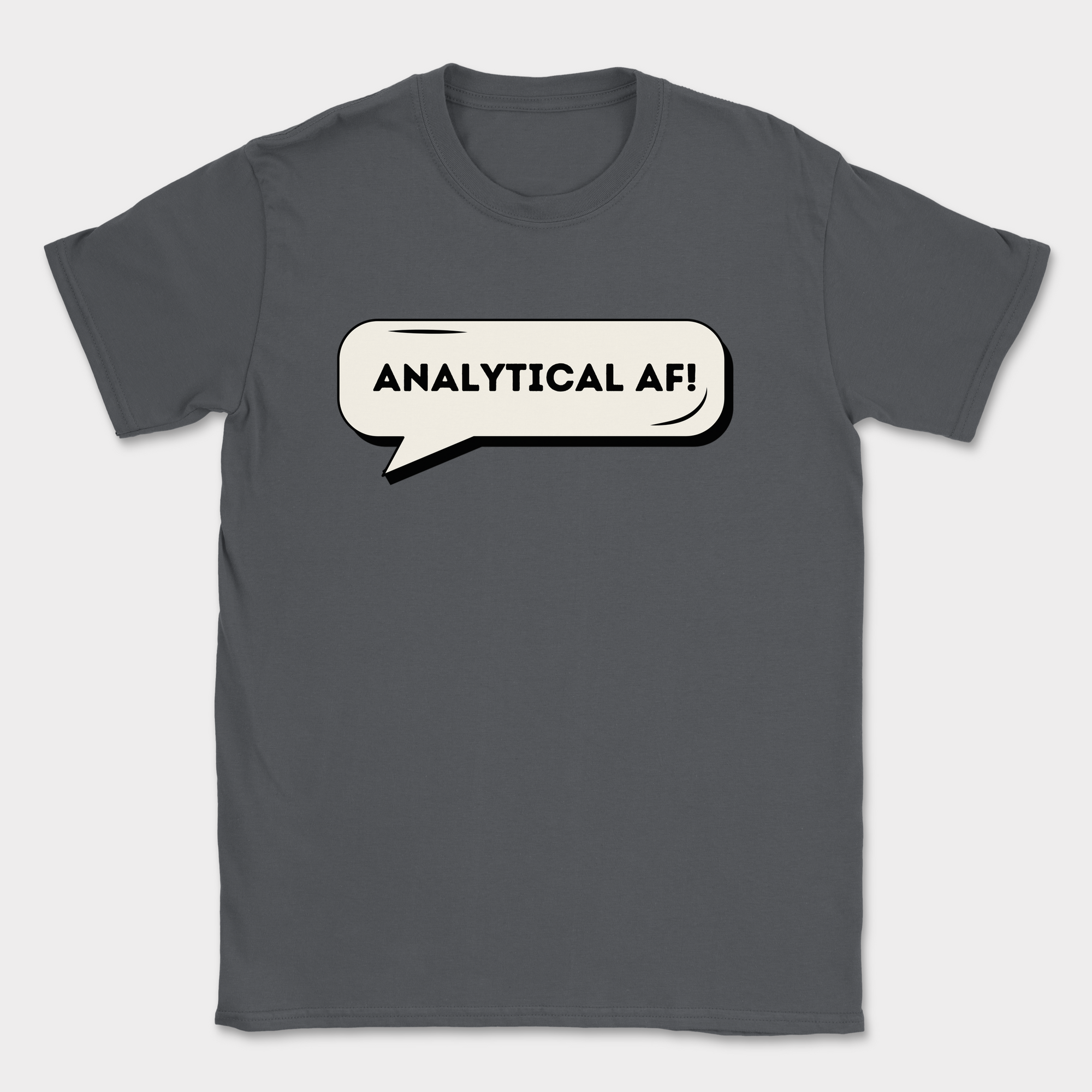 analytical AF shirt — Dark Heather Grey