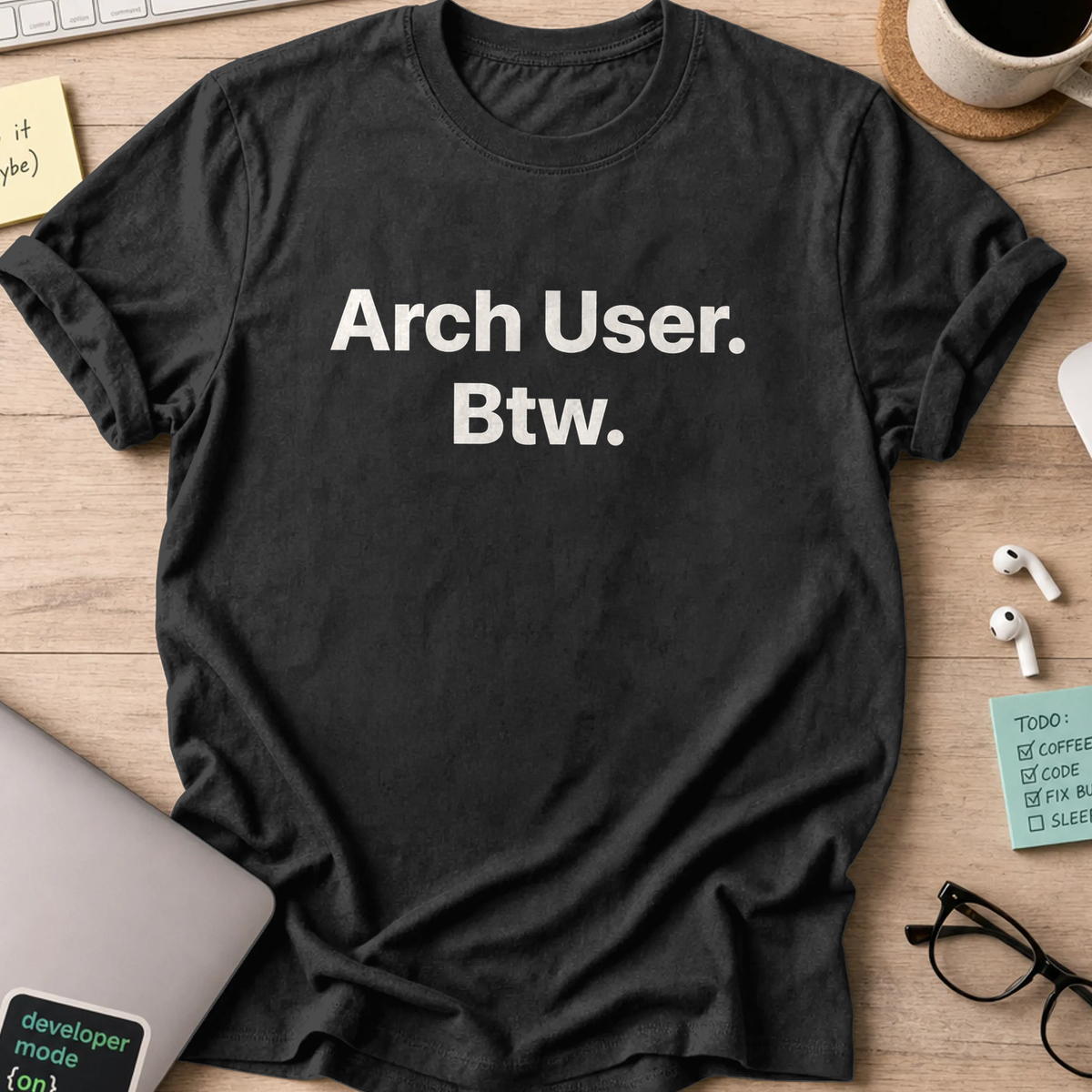 Arch Linux Shirt - Black