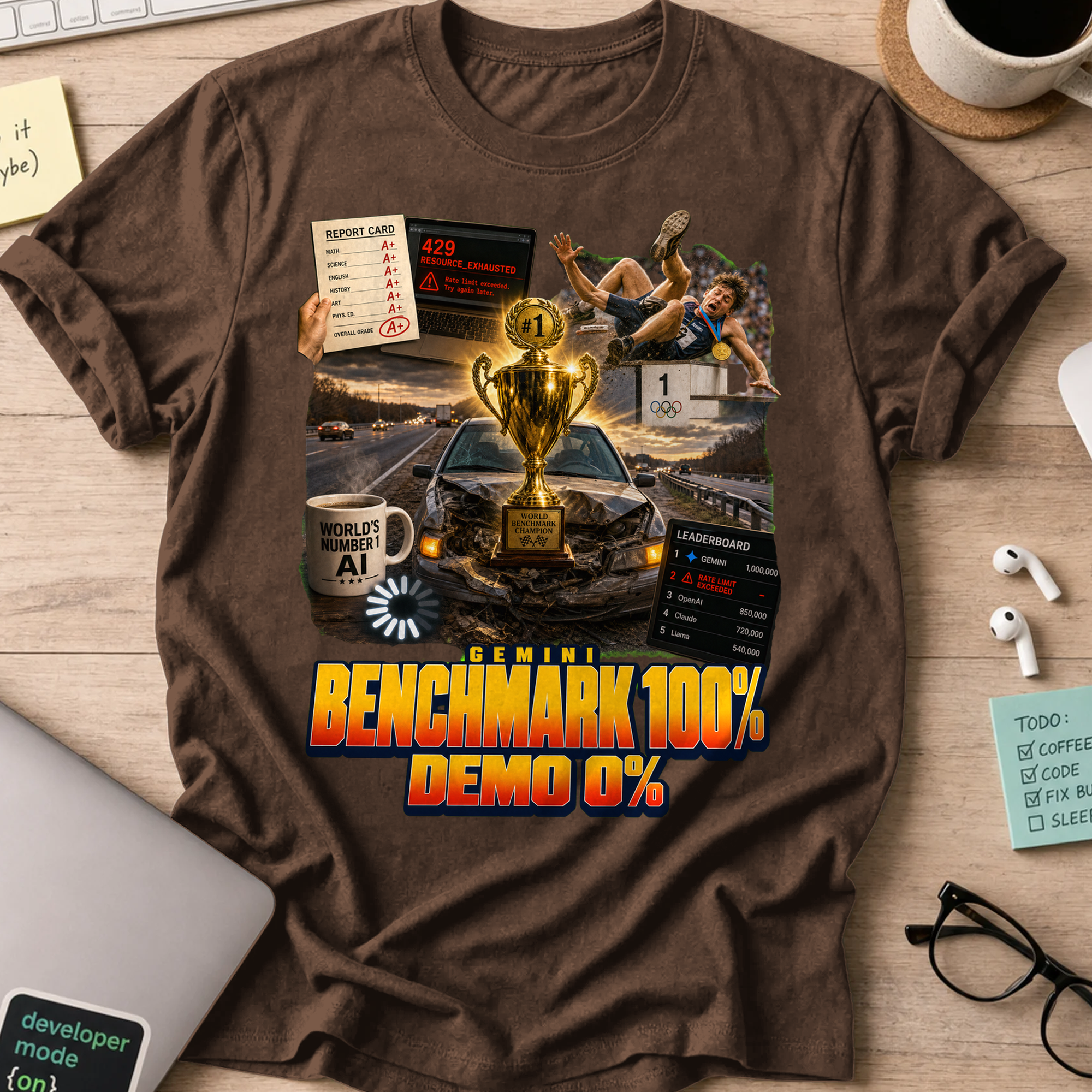 Benchmark > Demo Shirt - Dark Chocolate