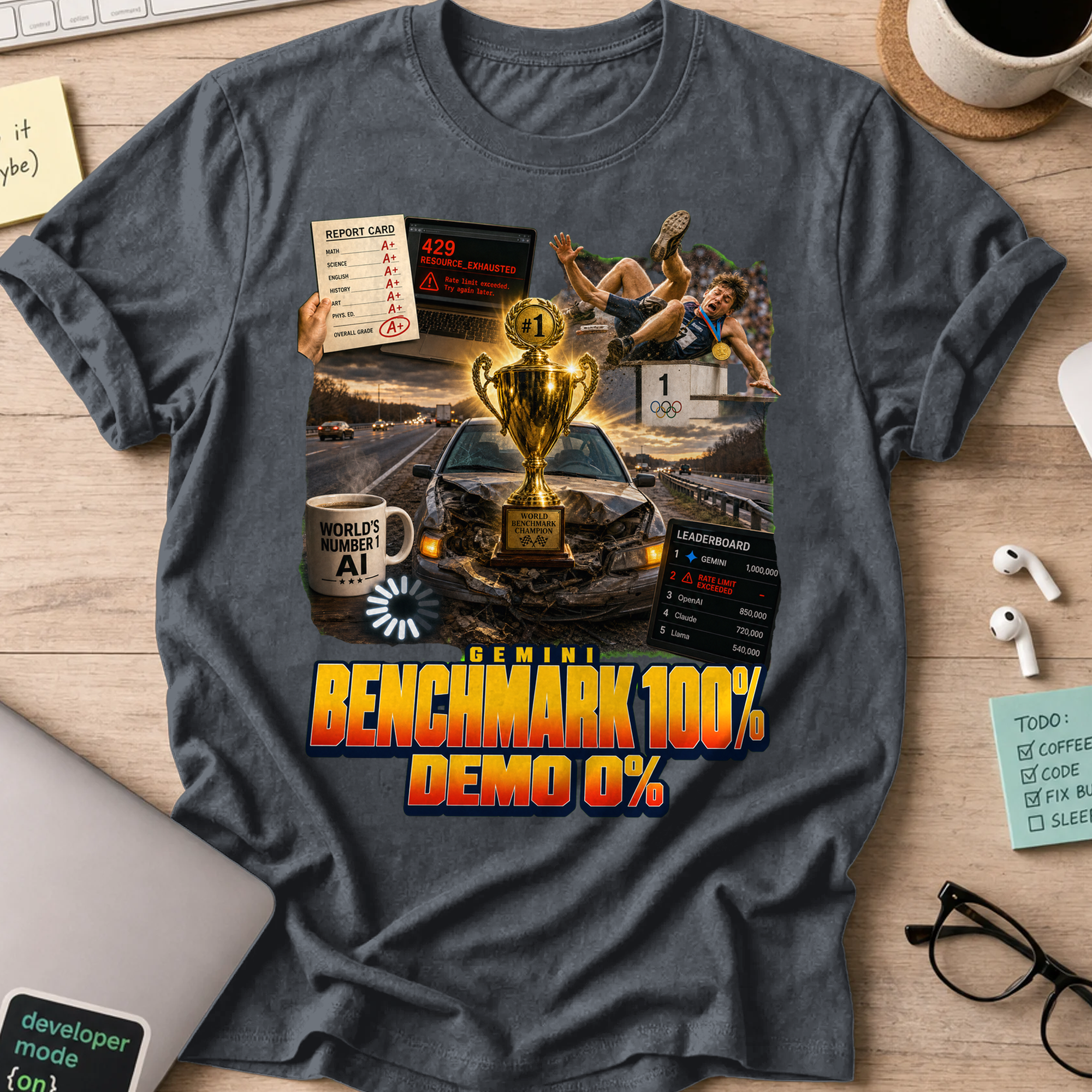 Benchmark > Demo Shirt - Dark Heather