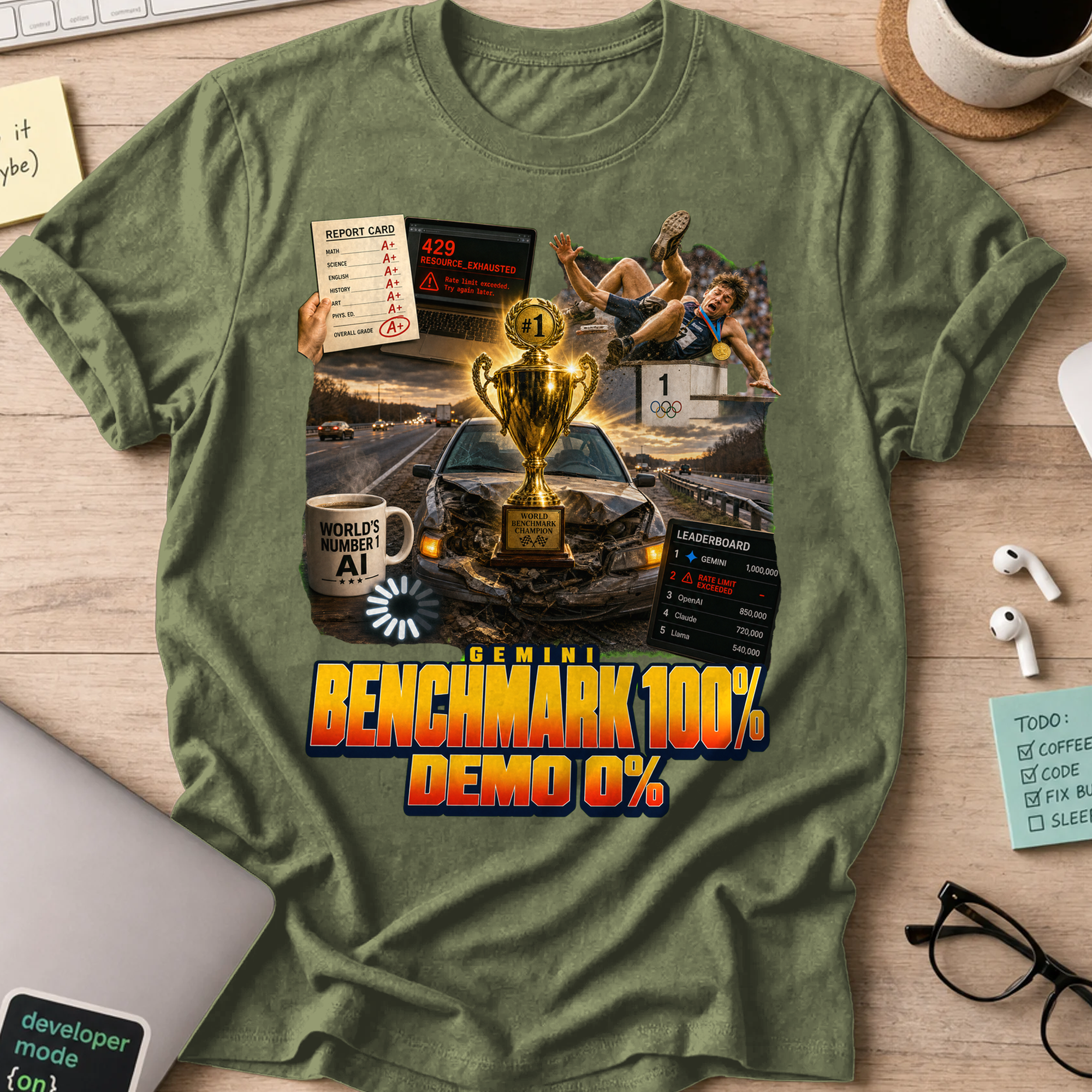 Benchmark > Demo Shirt - Military Green