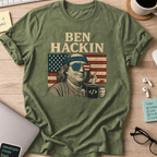 ben hackin hacker shirt - Military Green