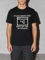^c Graphic IT Nerd T-Shirt — Black zoom