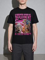 developer scared of deployment – Black detail