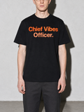 Chief Vibes Officer Graphic IT Nerd T-Shirt — Black zoom