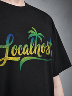 localhost tropical text — Black print detail