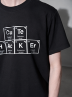 cute hacker – Black print detail