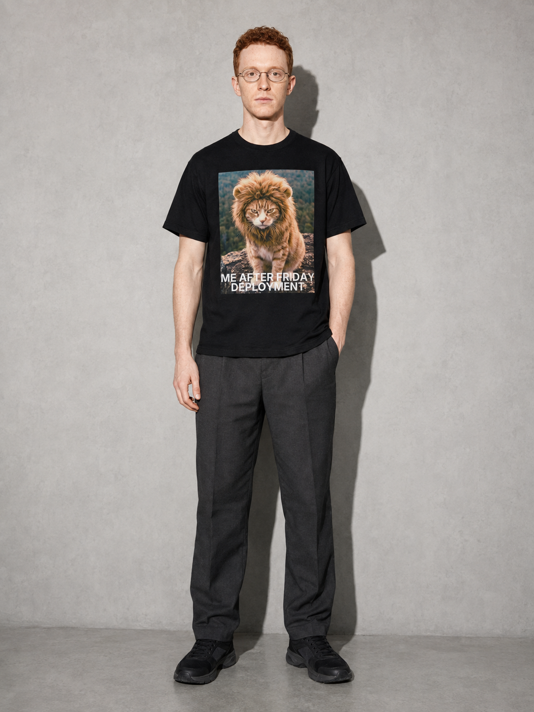 Friday Deployment — Black full body