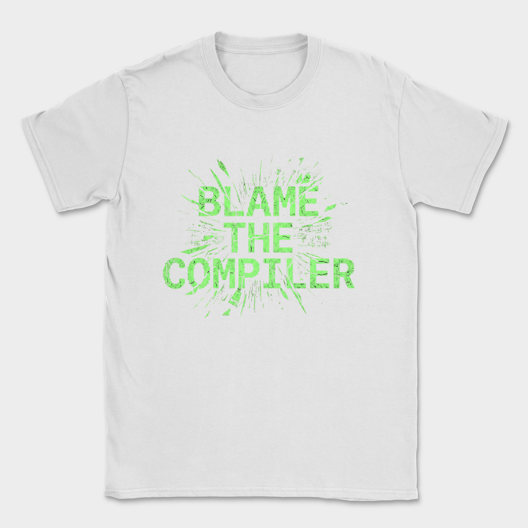 blame the compiler shirt — White