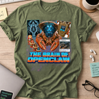 The Brain of OpenClaw Shirt - Military Green