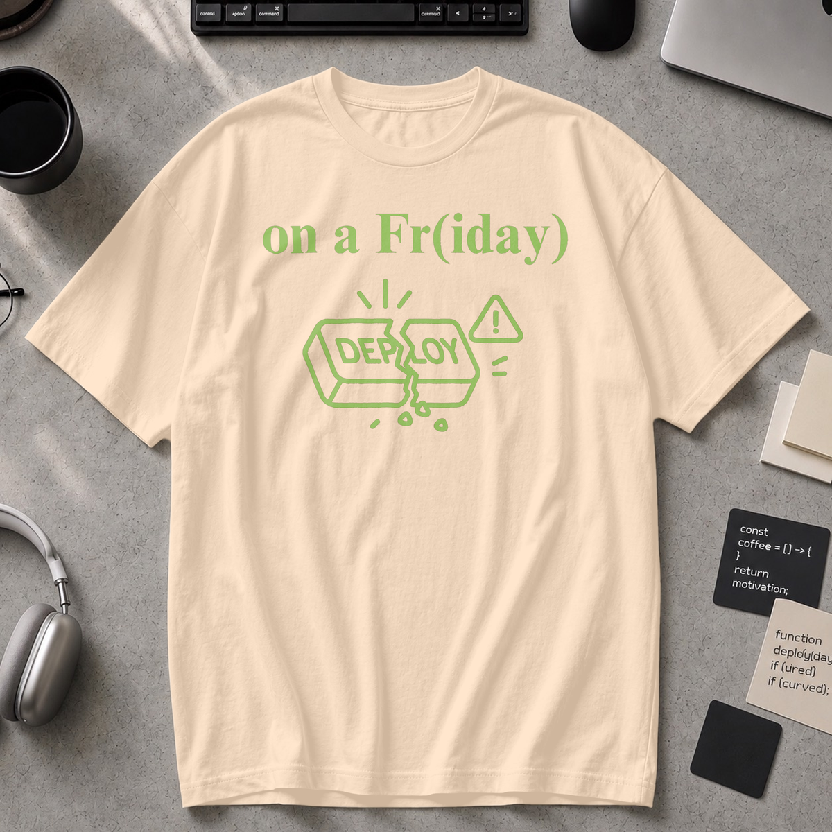 Breaking Prod on a friday Premium Shirt - Ivory