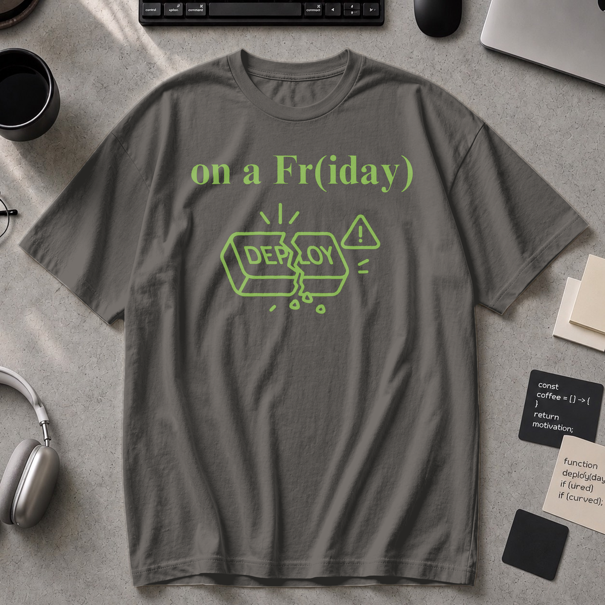 Breaking Prod on a friday Premium Shirt - Pepper