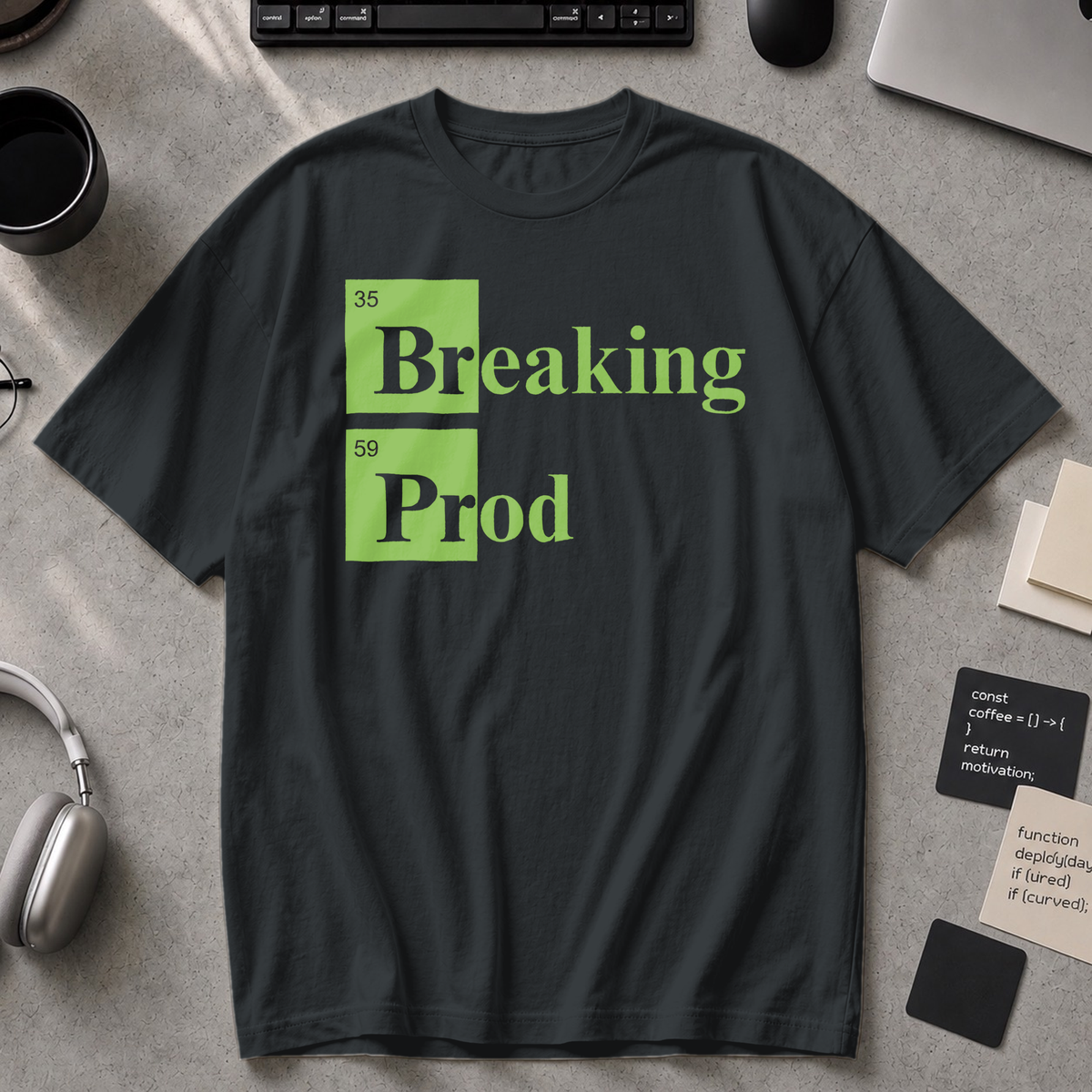 Breaking Prod Premium Shirt - Black