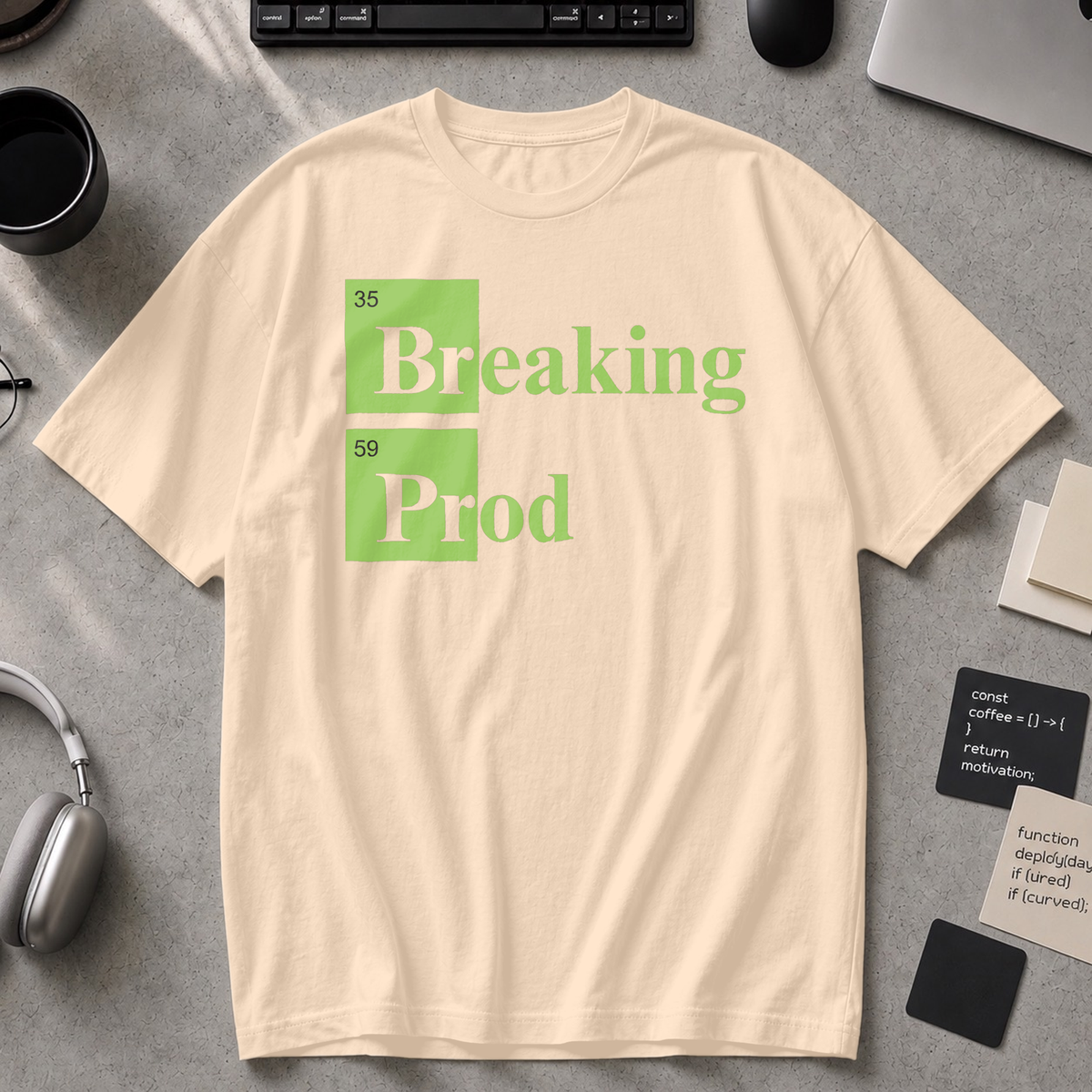 Breaking Prod Premium Shirt - Ivory