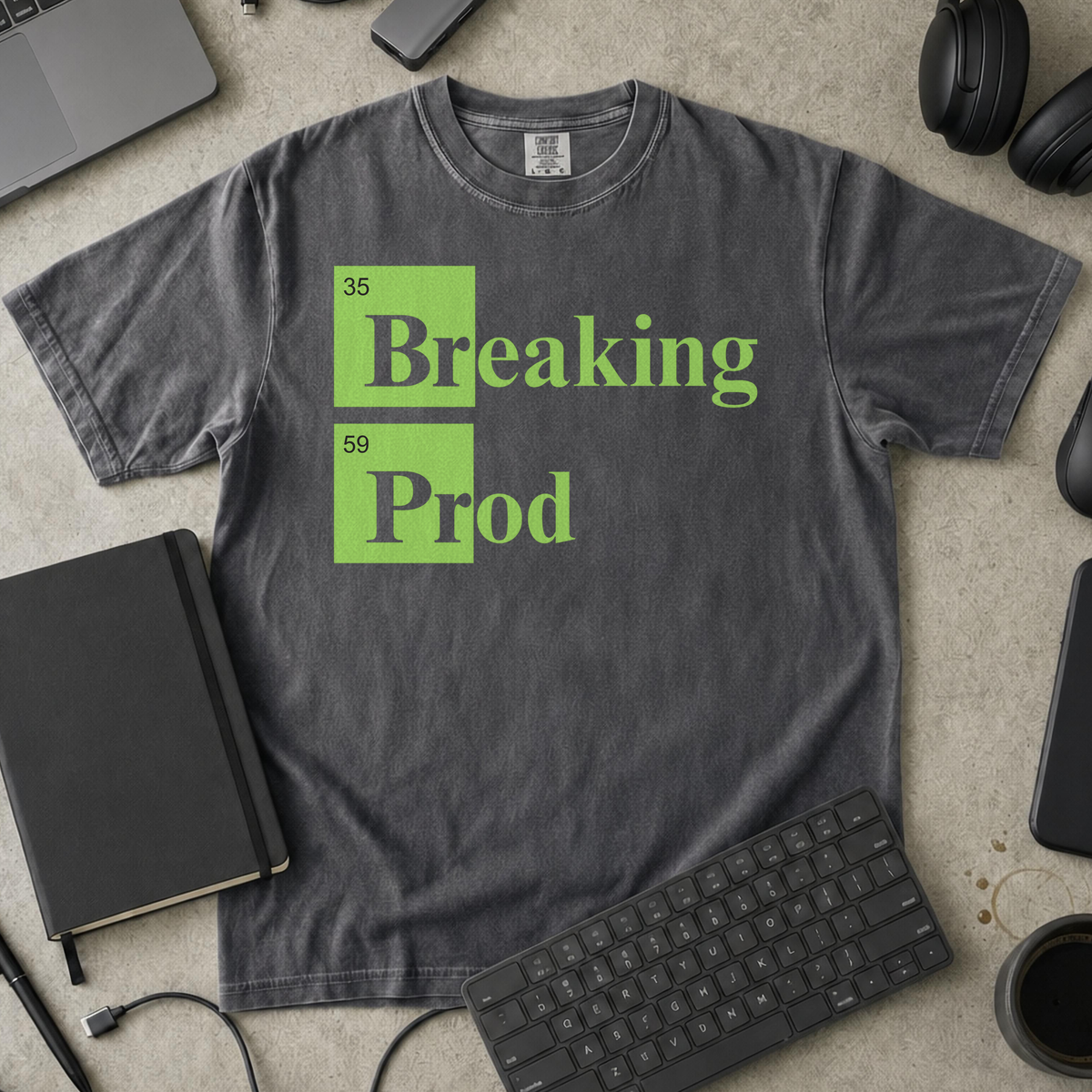 Breaking Prod Premium Shirt — pepper Premium Shirt mock-up