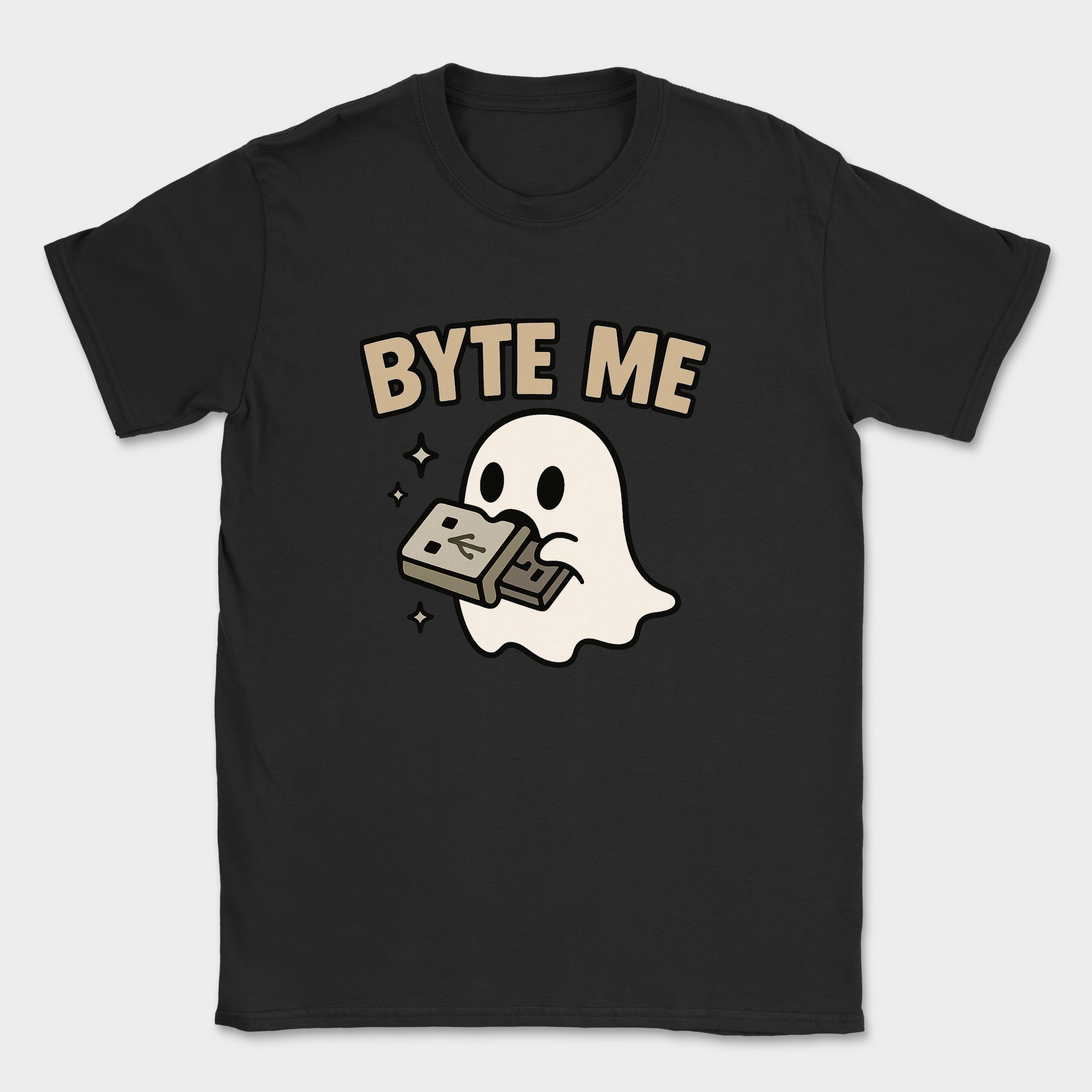 byte me shirt — Black