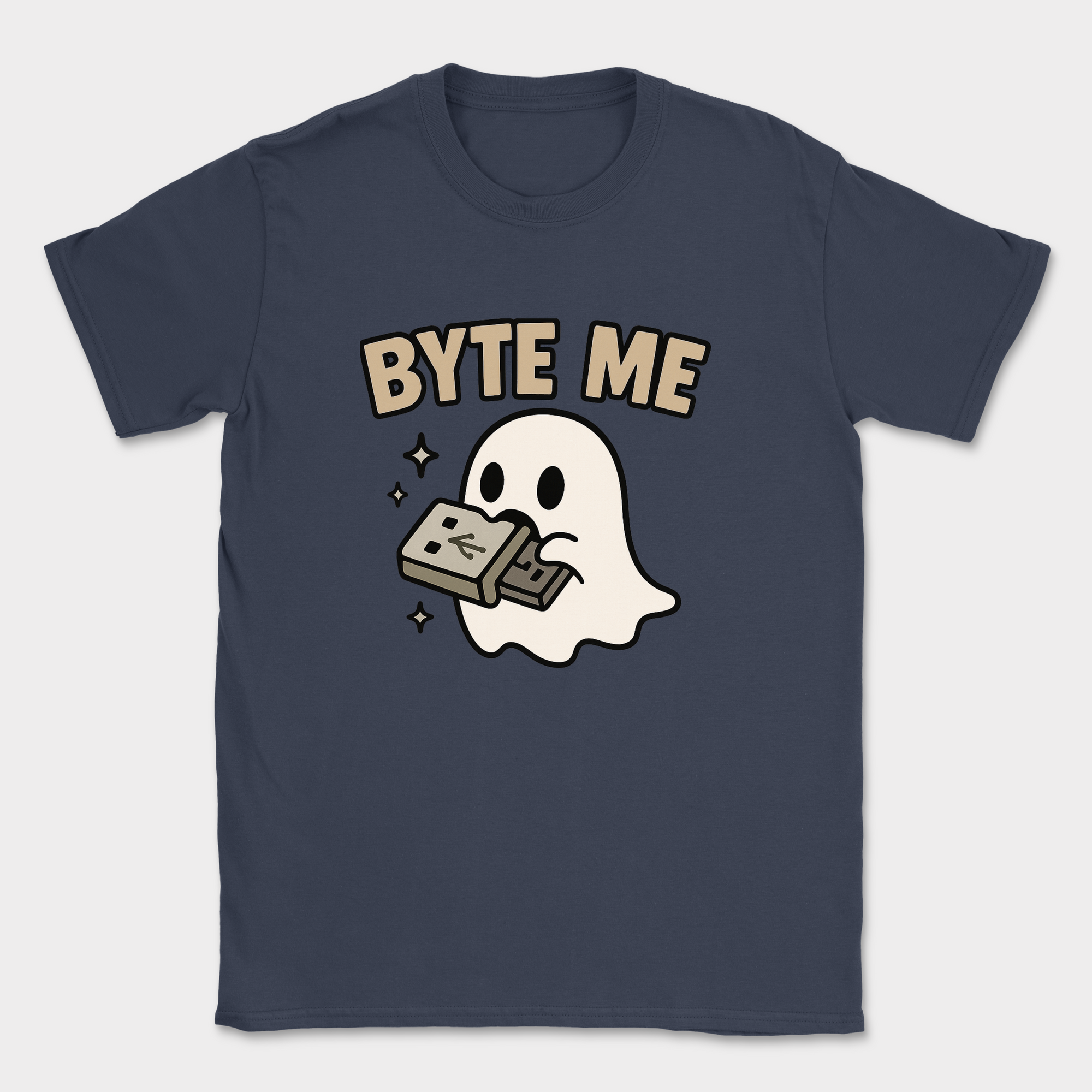 byte me shirt — Navy
