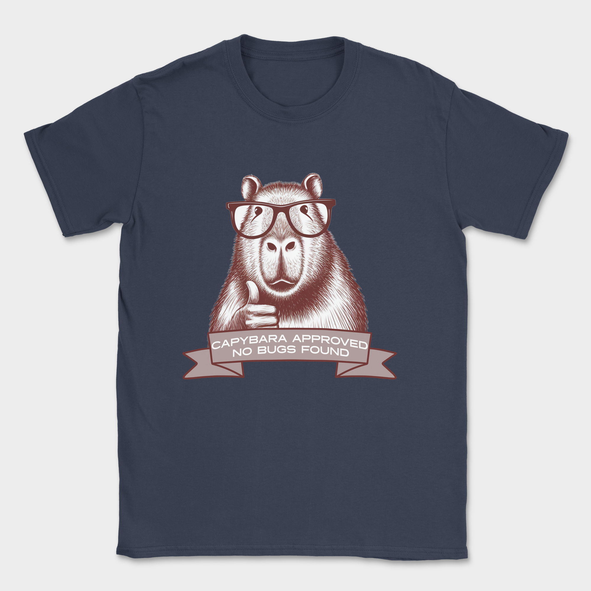 Capybara approved shirt — Navy