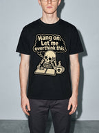 Let Me Overthink This Premium Shirt - black--bust_to_thigh