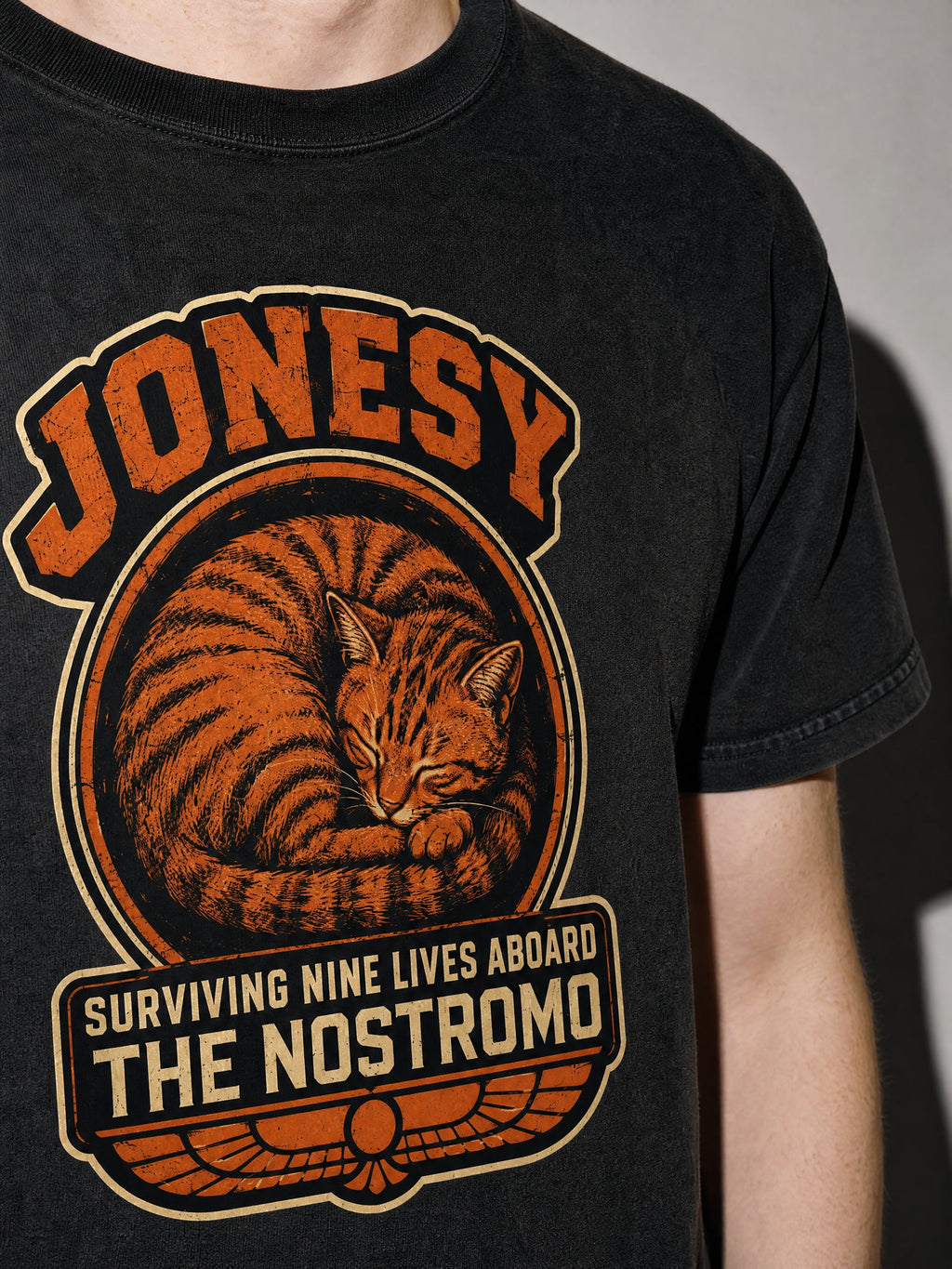 Jonesy: Surviving Nine Lives Premium Shirt - black--macro