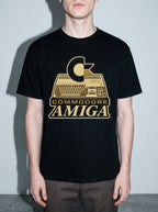 Commodore Amiga Premium Shirt - black--macro