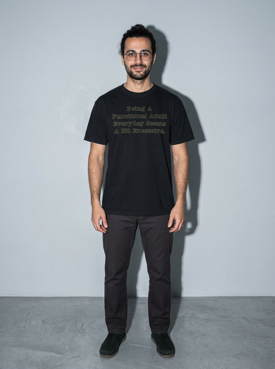 Functional Adult Premium Shirt - black--main
