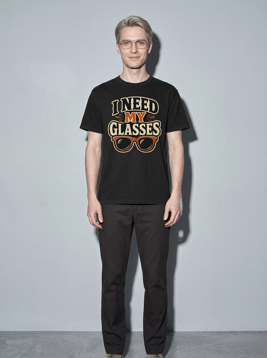 I Need My Glasses Premium Shirt - black--main