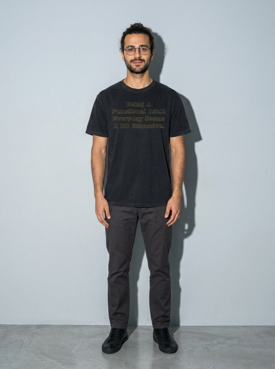 Functional Adult Premium Shirt - black--main