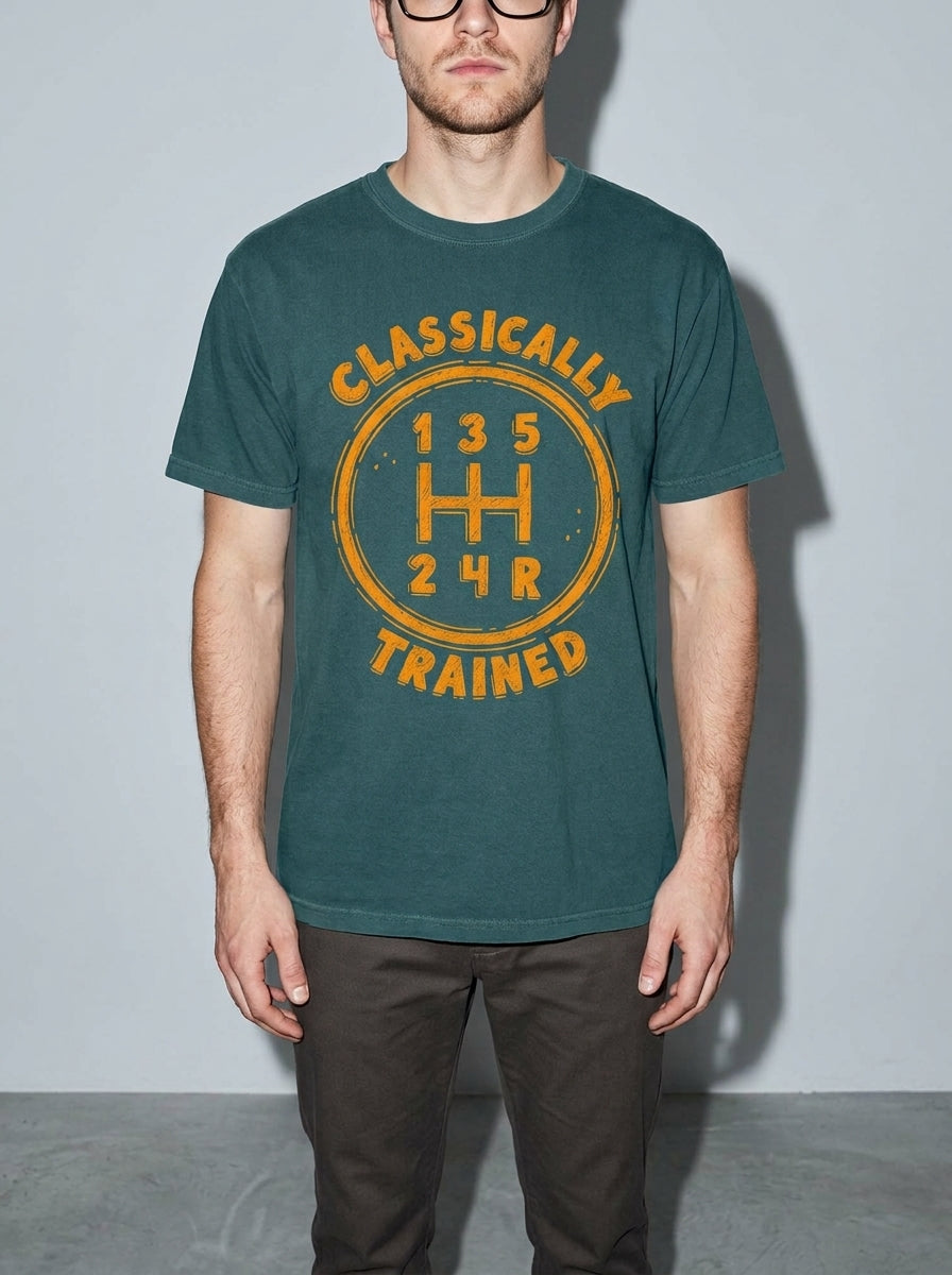 Classically Trained Premium Shirt - blue-spruce--bust_to_thigh