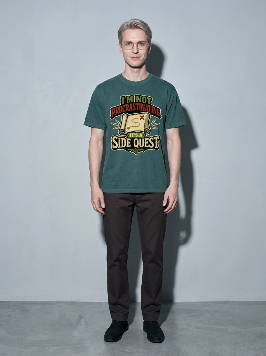 Side Quest Premium Shirt - blue-spruce--main