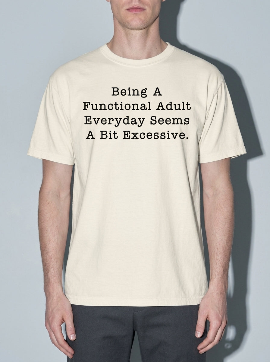Functional Adult Premium Shirt - ivory--bust_to_thigh