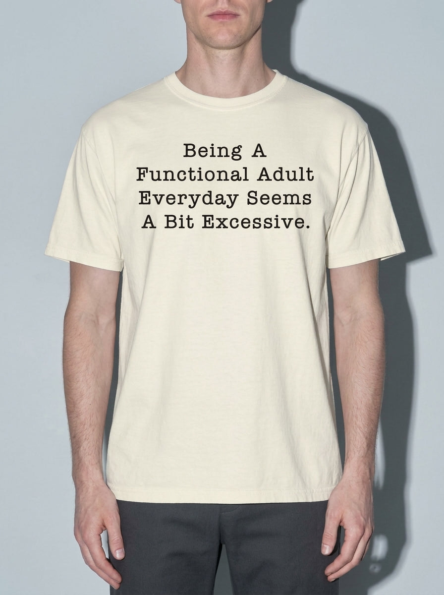 Functional Adult Premium Shirt - ivory--bust_to_thigh