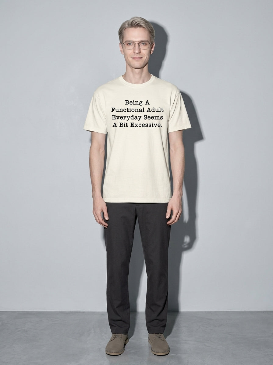 Functional Adult Premium Shirt - ivory--main
