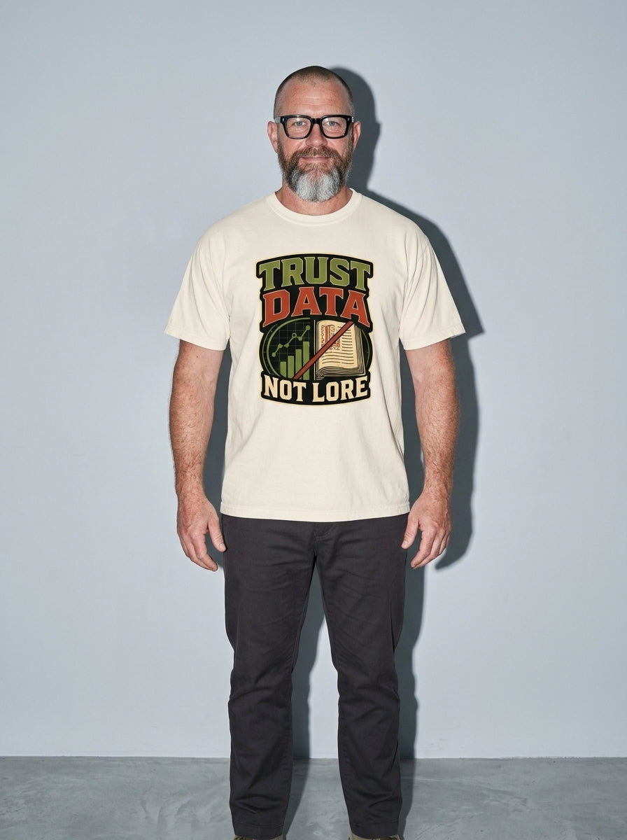 Trust Data, Not Lore Premium Shirt - ivory--main
