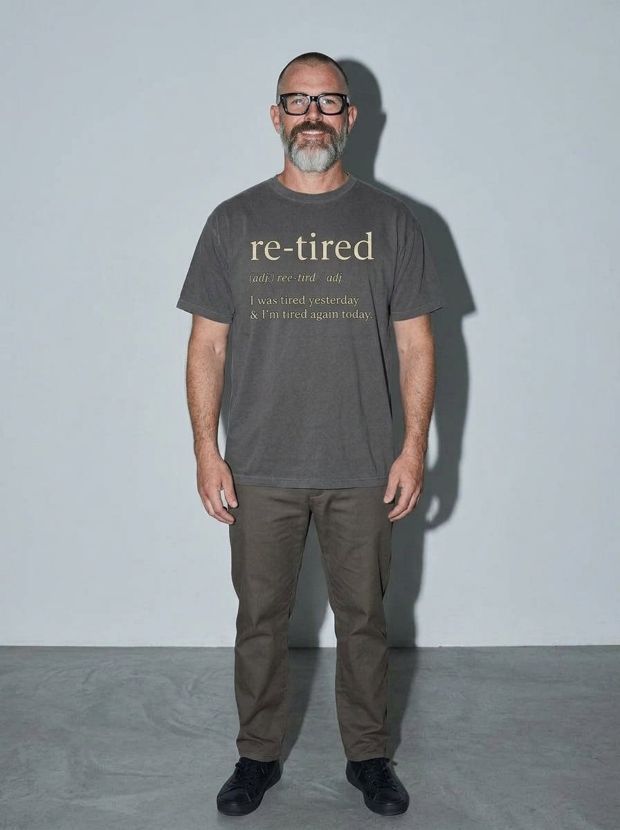 Re-Tired Premium Shirt - pepper--main