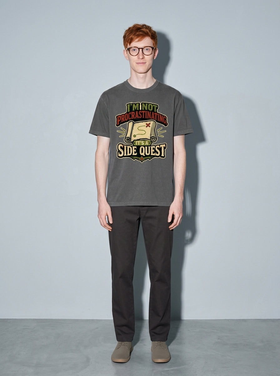 Side Quest Premium Shirt - pepper--main