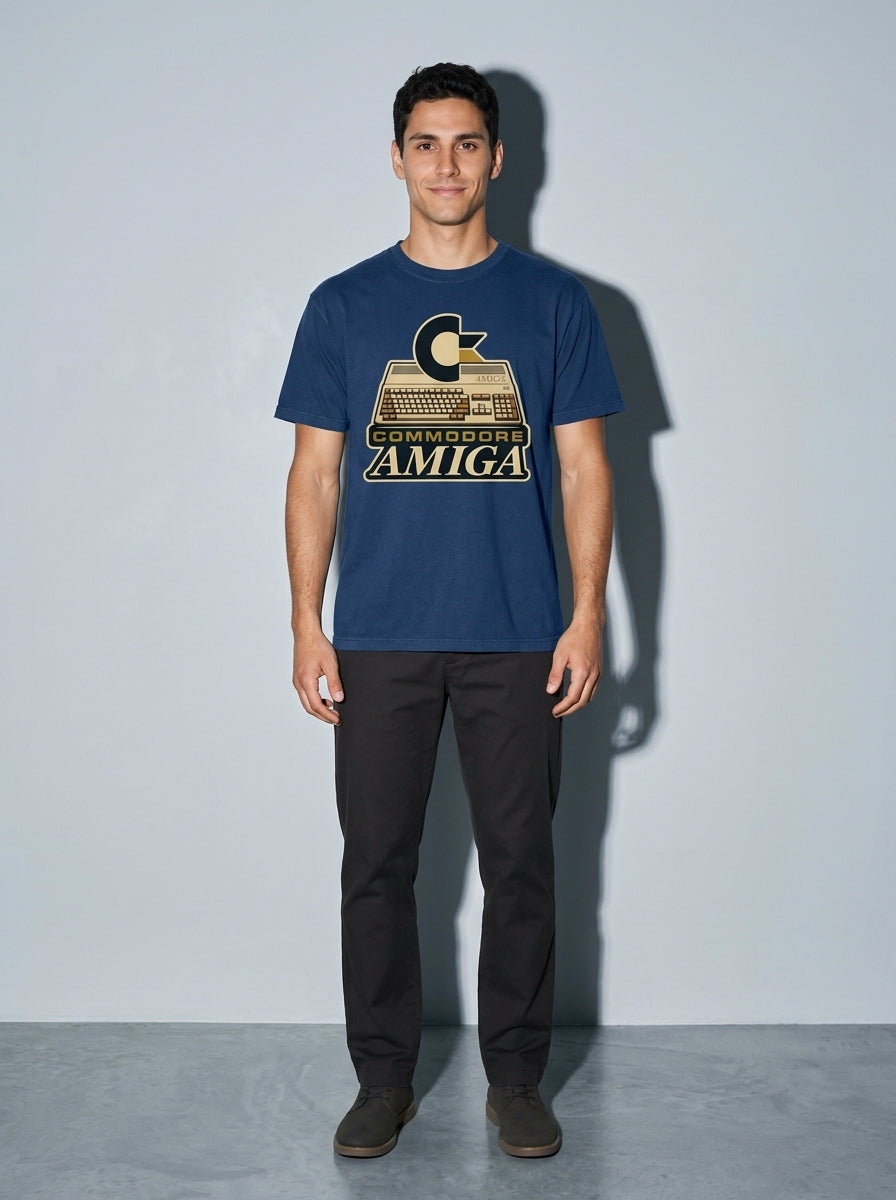 Commodore Amiga Premium Shirt - true-navy--main