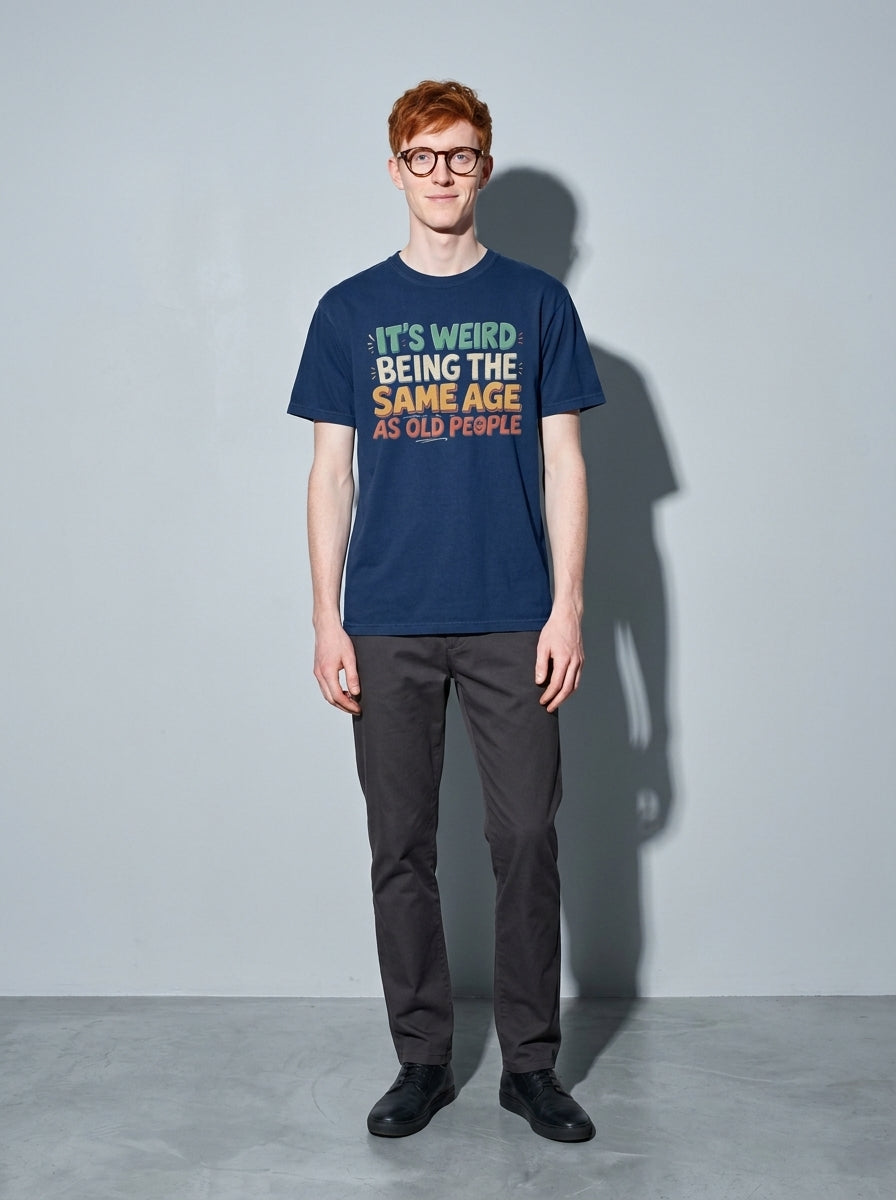 Same Age as Old People Premium Shirt - true-navy--main