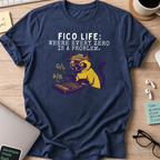 cat fico life shirt - Navy