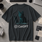 catGPT Premium Shirt - Black